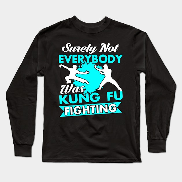 Funy Kung Fu Fighting Long Sleeve T-Shirt by adik